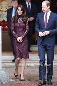 Kate Middleton Grape Lace Long Sleeve Cocktail Dress Tcdtb400 Long Sleeve Lace Cocktail Dress Kate Middleton Dress Purple Lace Dress