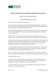 What is a true friend? How To Win Friends And Influence People Book Summary