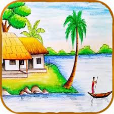 Another free landscapes for beginners step by step drawing video tutorial. Drawing Scenery Ideas Apk 1 0 Download Free Apk From Apksum