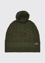 Knitted hat with ear flaps. Schull Knitted Hat Dubarry Of Ireland