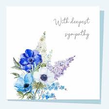Within our collection of sympathy flowers, you'll find the perfect way. Dotty About Paper Lilac Flowers With Deepest Sympathy Sympathy Card Whsmith