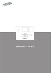 Treiber samsung m262x 282x series. Samsung Spp 2040 Serie Handbuch Pdf Herunterladen Manualslib
