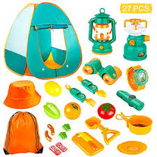 The best kids' indoor play tents for young kids. Kaqinu 27 Pcs Kids Camping Set Pop Up Play Tent With Kids Camping Gear Toys Indoor And Outdoor Camping Tools Pretend Play Set For Toddler Boys Girls Walmart Com Walmart Com