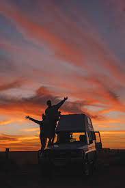 Sunset summer road trip aesthetic. Vanlife Australia Summer Aesthetic Friend Pictures Summer Vibes