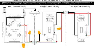 The wiring method will depend on whether your power goes to the switch first or the light first. 4 Way Diagram For Zen21 Zen22 Zen23 And Zen24 Switches Zooz Support Center