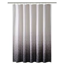 Black And White Shower Curtain Target Bath Bliss Ombre 70 In X 72 In Printed Polyester Black Shower Curtain 5406 Black The Home Depot Ombre Shower Curtain Black Shower Curtains Black Shower