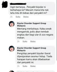 Gangguan bipolar adalah gangguan mood dimana penderitanya mengalami perubahan mood yang ekstrem antara manik ( senang sekali ) dan depresi ( sedih sekali ). Kaki Share Apa Itu Penyakit Bipolar Kredit Bipolar Facebook