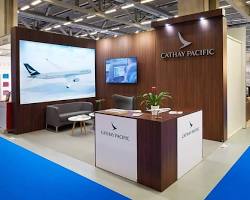 Image of simple and costeffective exhibition booth design