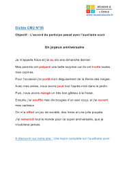 Rituels à faire en autonomie sur : Dictee Cm2 11 Exercices Corriges A Imprimer Gratuitement