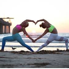 Flexilexi Fitness On Instagram L Ve Gypseayogi And Nikkyjillian In Our Neon Pink Neon Yellow Brale Partner Yoga Poses Acro Yoga Poses Yoga Photography