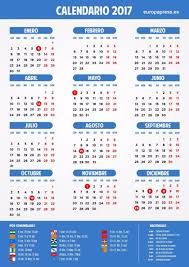 Calendario Laboral 2017 Puentes Y Dias Festivos