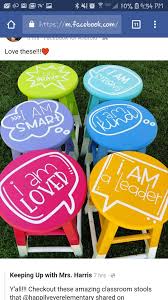 Encouragement Stools Teacher Classroom Classroom Decorations School Classroom
