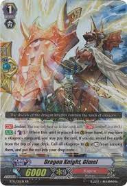 Vanguard has two types of cards; What Is Your Favorite Vanguard Card Mine Is Dragon Knight Gimel Love The Lore And The Art Cardfightvanguard