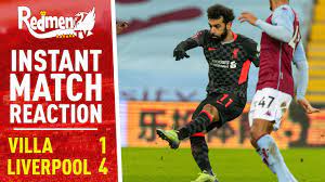 Ollie watkins (aston villa) remate de cabeza desde muy cerca por el lado derecho de la portería. Aston Villa 1 4 Liverpool Instant Match Reaction Youtube