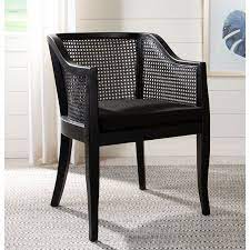 pin by annemarie on front rm in 2021 cane dining chairs black dining chairs woven dining chairs