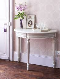 All small home decor parcels are also fully insured. Nordic Grey Vintage Style Half Moon Console Table Half Moon Console Table Half Table Half Round Table