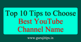 Hello doston kya aap chahte ho ki aap blogging se paise kama sako.kya aap ek new blog banana chahte ho toh kuch aisi important baatein hain jinko aapko dhyaan me rakhna chahiye.aaj me aapko isi baare me batane wala hun ki blog banane se pehle kin baaton ko dhyaan me rakhe. Youtube Channel Name Ideas Top 10 Tips By Guruji Tips