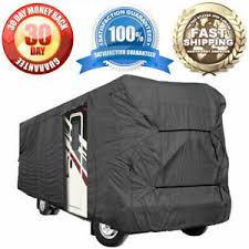 If you don't park in an area with the intense sun beating down on your 5th wheel trailer you should consider our sfs aqua shed covers. Waterproof Superior Rv Motorhome Fifth Wheel Cover Class A B C Fits Length 20 25 New Travel Trailer Camper Zippered Panels Allow Access To The Door Both Side Storage Areas Engine Covers Rv