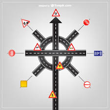 road signs and traffic signs vector free download