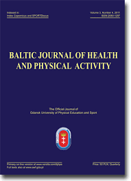 Baltic Journal of Health and Physical Activity Volume 6, Issue 1
