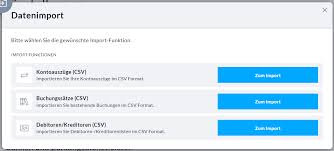Billwerk provides you with both the accounts receivable and all accounting records in datev standard import format as csv files with ascii data for download. Csv Import Bankbewegungen Und Buchungssatze Buchhaltungsbutler
