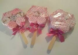 Washcloth Lollipop Diaper Cake Girl Baby Shower Gift 9 95 Picclick