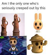 You will also need 2 memory cards. Gyroid Face Glitch Animal Crossing Memes Animal Crossing Funny Animals