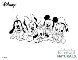 Kleurplaten voor jong en oud van baby disney. Kleurplaten Disney Mickey Mouse Baby