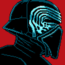 Star wars pixel art grid. Kylo Ren Mask Pixel Art By Pxlflx By Pxlflx On Deviantart