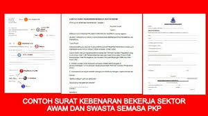 Yang bertanda tangan dibawah ini : Contoh Surat Kebenaran Bekerja Sektor Awam Dan Swasta Semasa Pkp Surat Dan Teacher