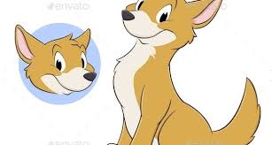 Cartoon Dog Dingo Cartoon Dog Cartoon Dingo