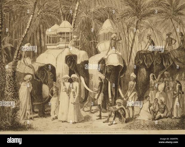 Travancore elephants hi-res stock photography and images - Alamy