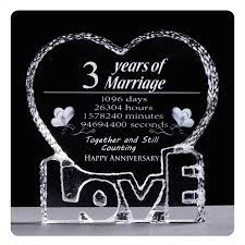We did not find results for: Amazon Com Ywhl 3 Year 3rd Wedding Anniversary Crystal Paperweight Sculpture Keepsake Gifts For Her Wife Girlfriend Him Husband 3 Year Home Kitchen