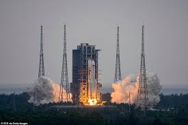 Debris from china's long march 5b rocket is hurtling towards earth, expected to crash next week. China Launches Key Module Of Space Station Planned For 2022 Newscolony
