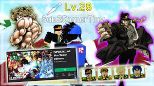 The character list contains all characters based on their star rating. Using Only Jojo Characters On All Star Tower Defense Was A Mistake Youtube