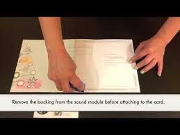 Create memorable custom recorded party. How To Assemble A Musical Sound Module Greeting Card With Recordable Talking Voice Chip Youtube