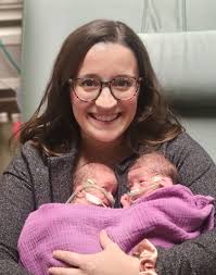 Happy National Twin Day! Ruby and Julia are twins in our NICU born at 28.5  weeks