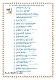 45 Common Mistakes Word Order Writing Skills Worksheets