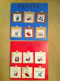 Chore Charts For Kids Made From Dry Erase Board Scrapbook