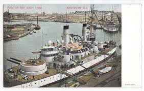 Vintage Postcard View Of The Navy Yard White Ships Brooklyn Ny Early 1900 S Vintage Postcards Postcard Vintage Postcard