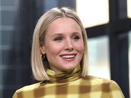 He just makes me laugh all the time,. Kristen Bell S Wavy Hair Is Making Her Want To Get A Perm Allure