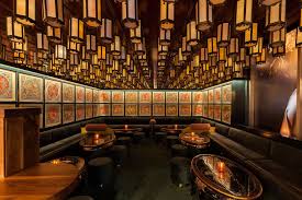 Miss Wong A Chinese Brasserie Of Cinematic Proportions In Laval Canada Yatzer Restaurant Interior Design Chinese Restaurant Chinese Decor