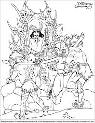 Pirates Of The Caribbean Coloring Printable For Kids Coloring Library