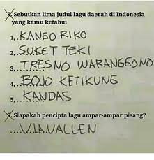 Lagu Daerah Dan Penciptanya