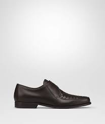 bottega veneta espresso calf chet derby shoe