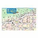 Los Angeles the Strip the 90s Retro Map Sunset Strip - Etsy