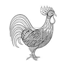 Hahn Huhn Inlandischen Landwirt Vogel Fur Malvorlagen Zenta Wandposter Poster Schwanz Hahn Farben Myloview De