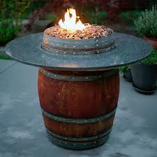 Grand Wine Barrel Fire Pit Table Granite Wine Barrel Fire Pit Barrel Fire Pit Glass Fire Pit