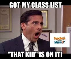 A Teacher S Face When He Gets His Class Lists And He Has That Kid Again This Year Teaching Humor Teacher Humor School Humor