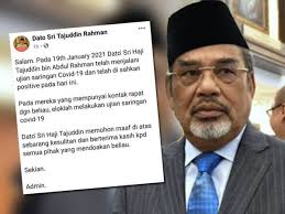 Tan sri abdul aziz abdul rahman, the then company secretary, says in airborne, there were teething problems, delays, etc. Tajuddin Positif Covid 19